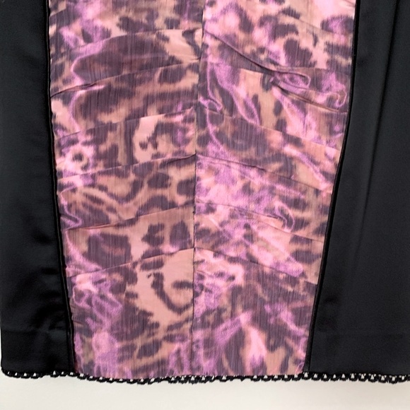 Bebe size XS ruched taffeta dress NWT - Picture 6 of 16